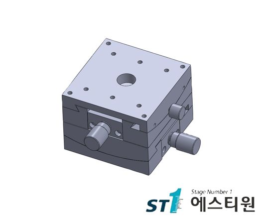 정밀 수동 틸트 고니어 XY스테이지 80X80 [ST2-818-D4]