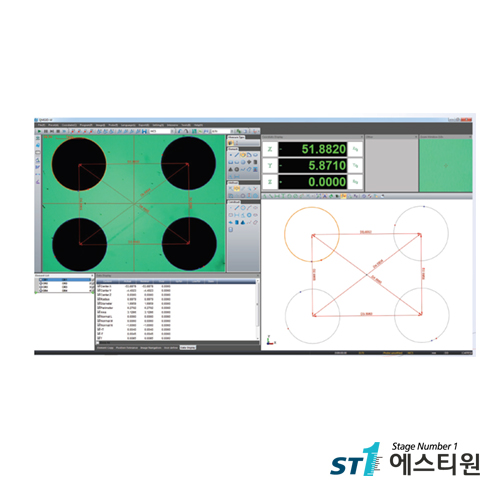 메뉴얼 전용 2,3차원 측정 소프트웨어 [QMS-3DM]