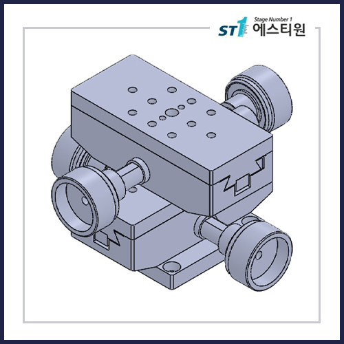 정밀 수동 도브테일 XY스테이지 40x90 [SDXY-90W]