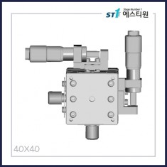 수동 틸트 고니어 스테이지  [TFY40-40-L]