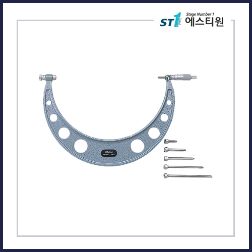 외측 마이크로미터 104 시리즈 - 교체 가능 앤빌 포함