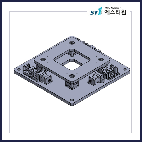 정밀 자동 UVW 모터라이즈 스테이지 300x300 [SMA-300-X]