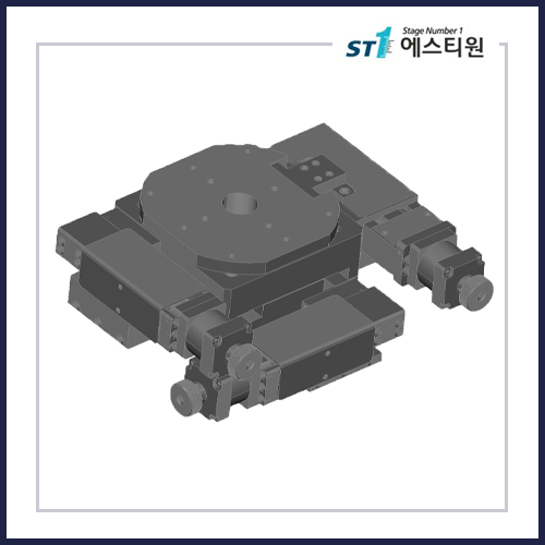 정밀 자동 UVW 모터라이즈 스테이지 100x100 [SMMU-100-X]