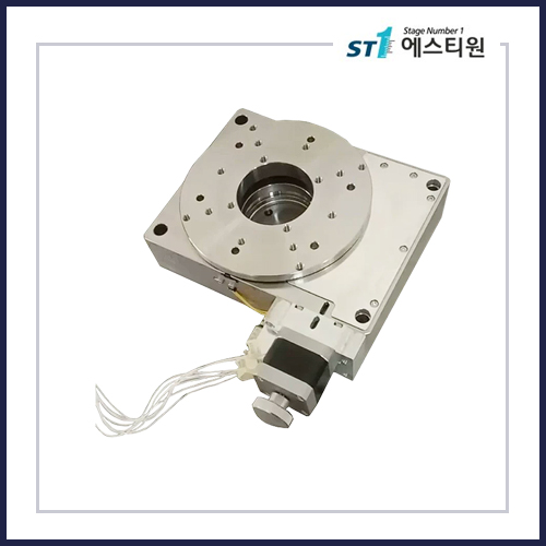 진공 베큠 모터 회전 스테이지 Vacuum Motorized Rotation Stage PXS110-150
