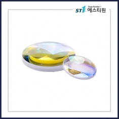빛을 모으는 양면 볼록 렌즈 (B코팅) - [SGLA12 / 직경 6•9•10•12.7mm / 파장 1050-1700nm]