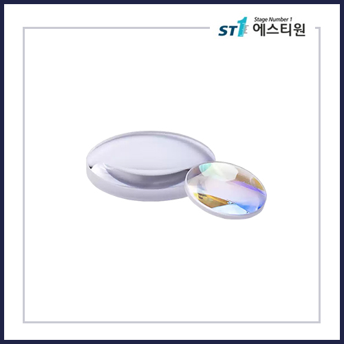 광학 유리 • 양면 볼록 렌즈 • 근적외선 NIR 코팅 - [SGLH12 / 직경 2~100mm / 파장 650-1050nm]
