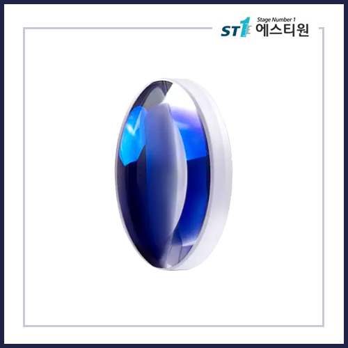 석영 • 양면 볼록 렌즈 • 근적외선 NIR 코팅 - [SGLH12 / 직경 50.8mm / 파장 650~1100nm]