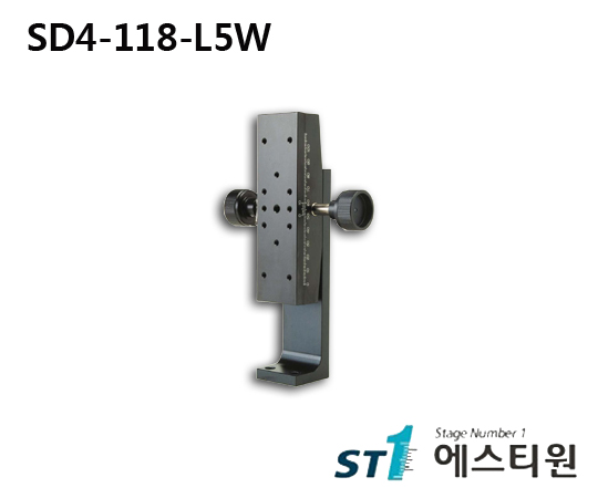 정밀 수동 도브테일 Z스테이지 40x140 [SD4-118-L5W]