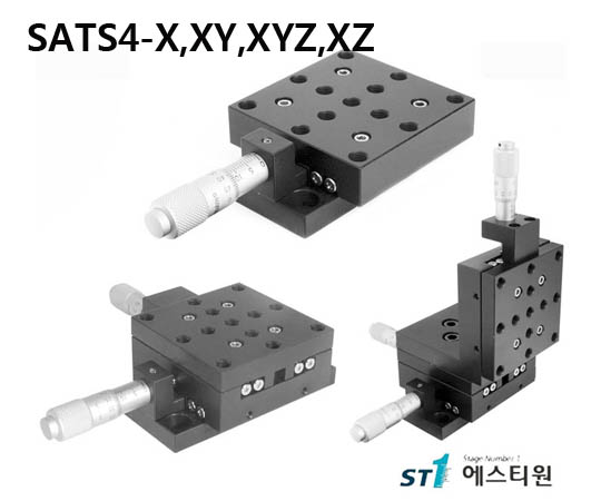 [SATS4 Series] Aluminum Crossed-Roller Bearing Translation Stage , SATS4-XY, SATS4-XYZ