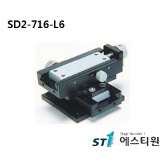 정밀 수동 도브테일 XY스테이지 18x60 [SD2-716-L6]